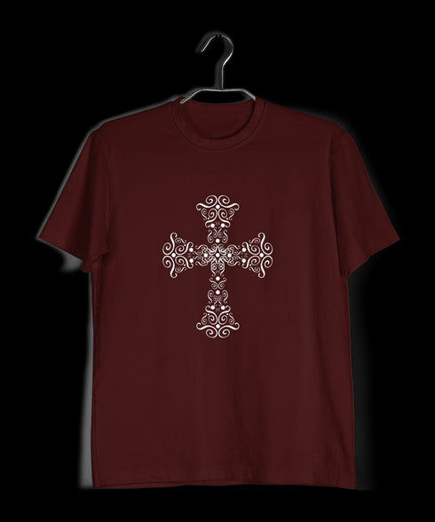 Fancy cross Christianity Mens TShirts